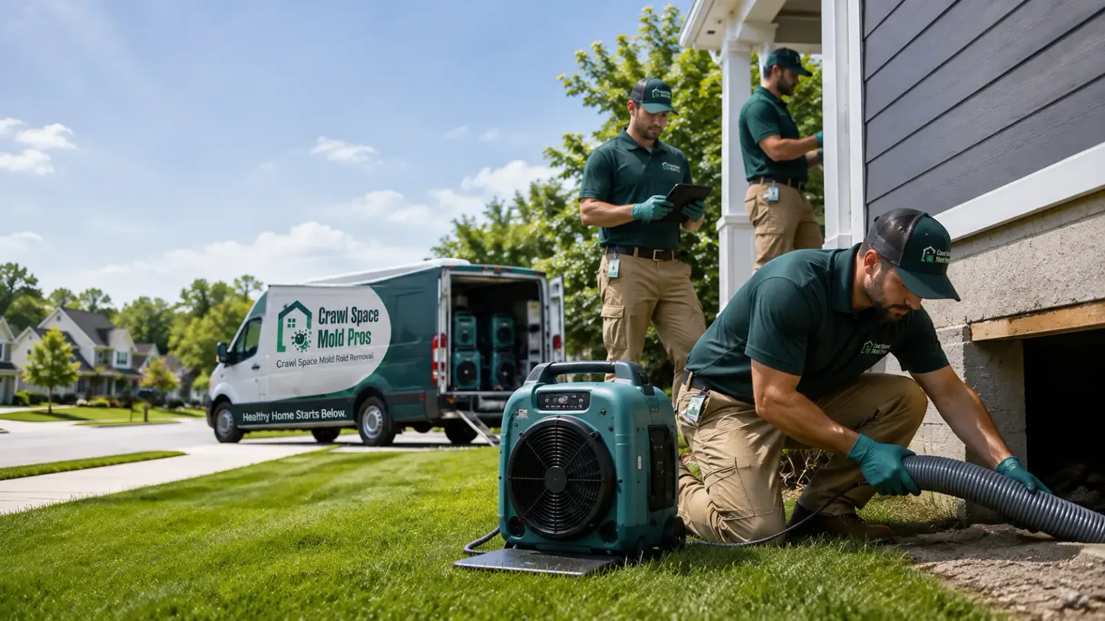 Crawl Space Mold Removal in New Madrid, MO